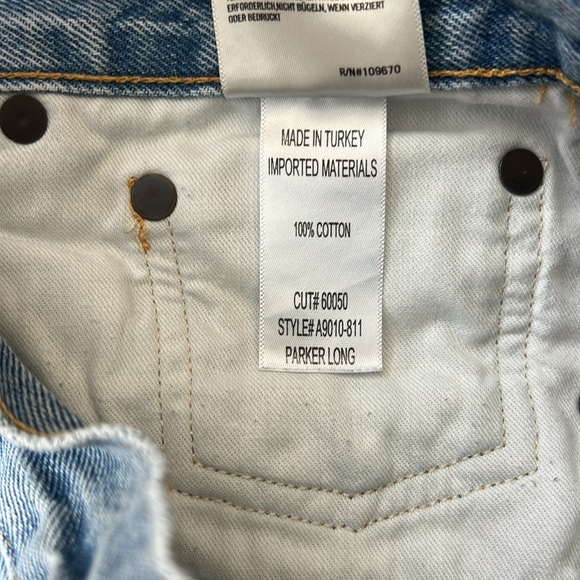 Agolde Parker Long Shorts - Swapmeet - Picture 5 of 5